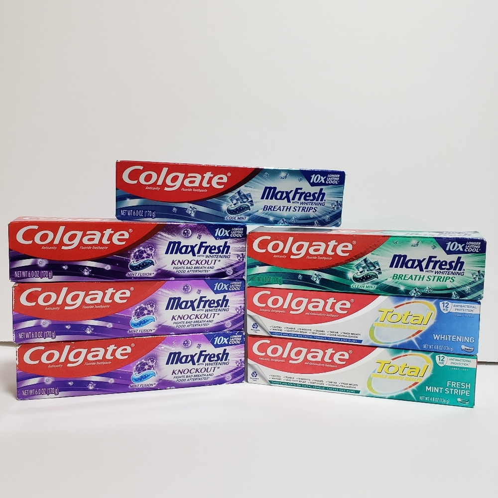 Colgate toothpaste bundle- UNOPENED